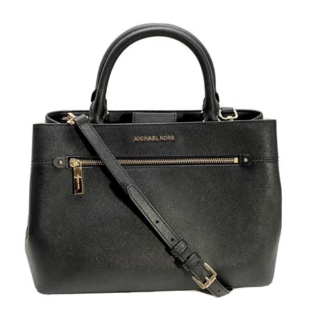 michael kors hailee|Michael Kors Hailee Large Satchel With Sling, Leather, Black.